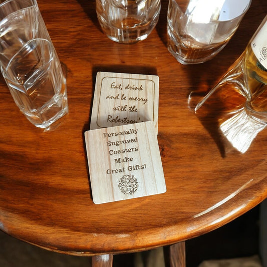 Coasters - 5 per pack - Personalised