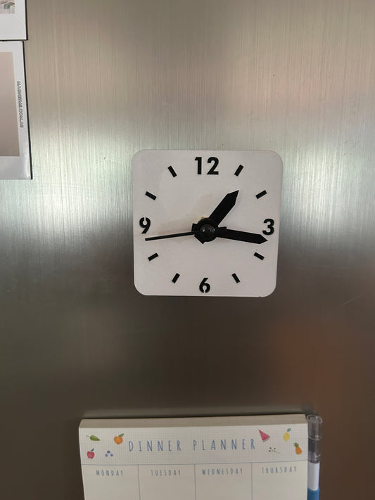 Mini Fridge Magnet Clock / Desk Clock  - Gift Ready!!